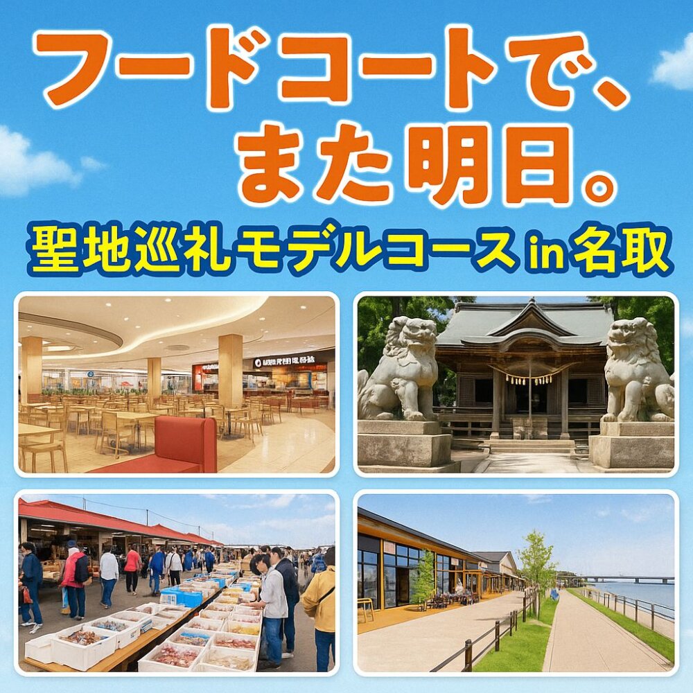 フードコートでまた明日