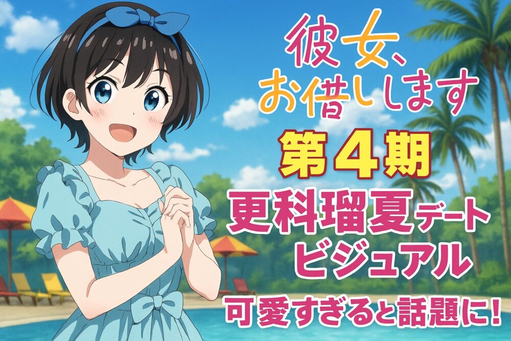 彼女お借りします　第4期　更科瑠夏　デートビジュアル