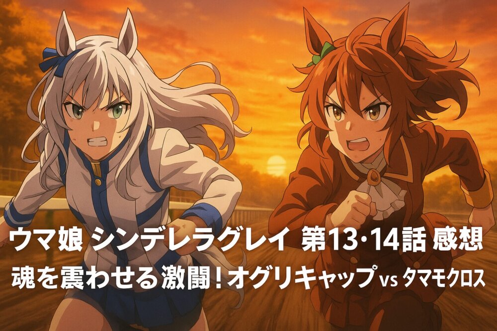 ウマ娘シンデレラグレイ１３，１４話