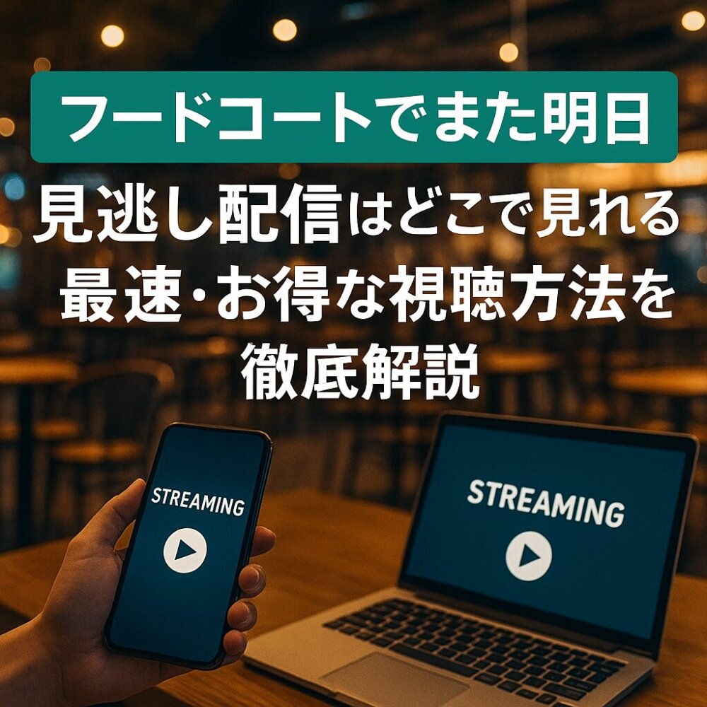 フードコートでまた明日見逃し