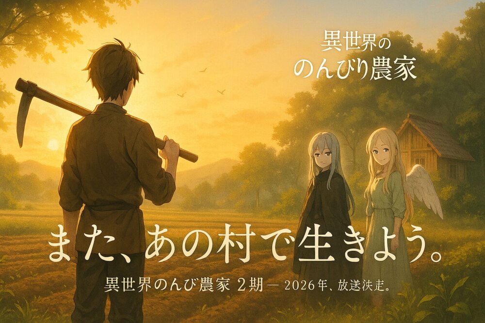 『異世界のんびり農家』2期はいつ?――“穏やかな日常”が再び動き出す時 | アニメLOVE