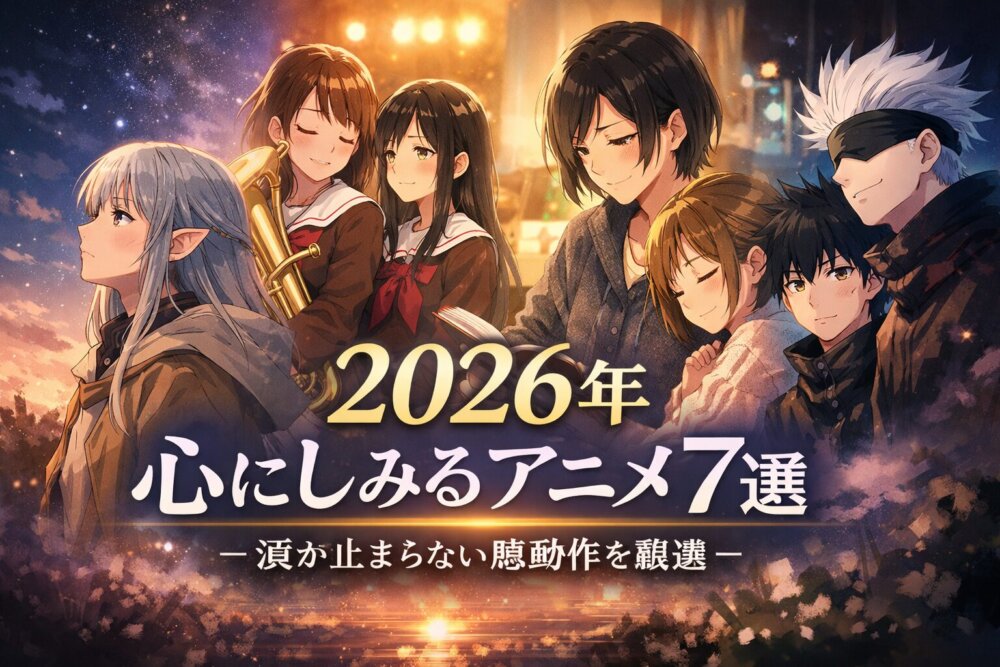 2026年心にしみるアニメ