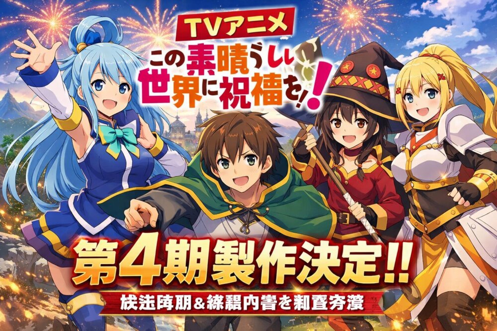 この素晴らしい世界に祝福を！四期