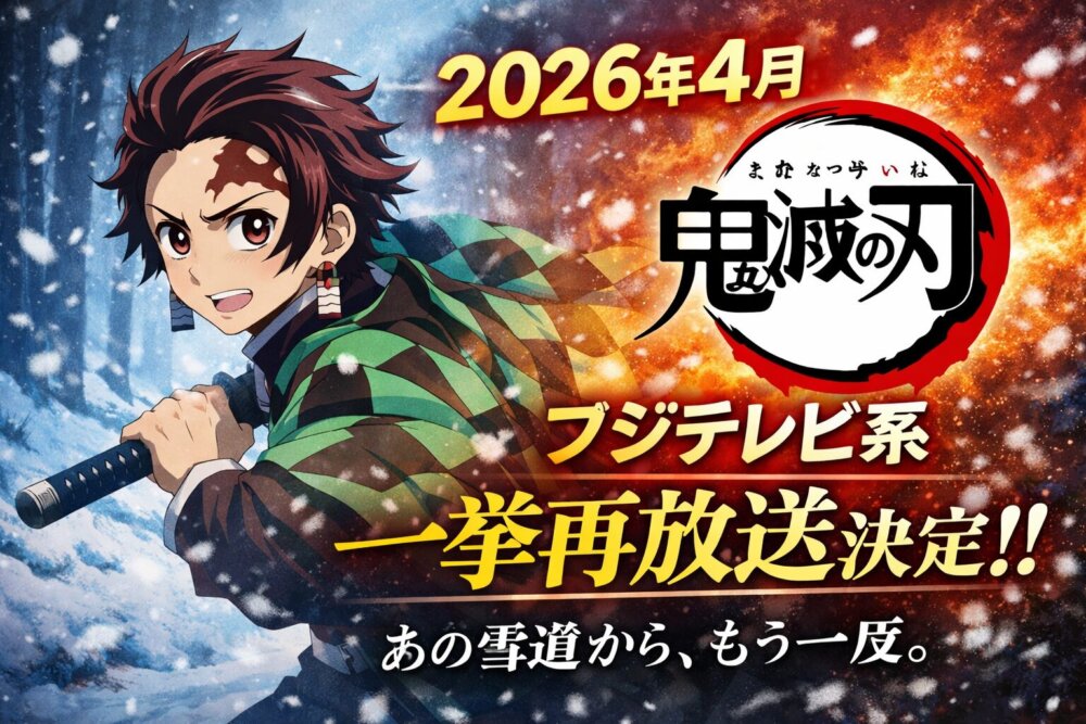 2026年4月鬼滅の刃一挙